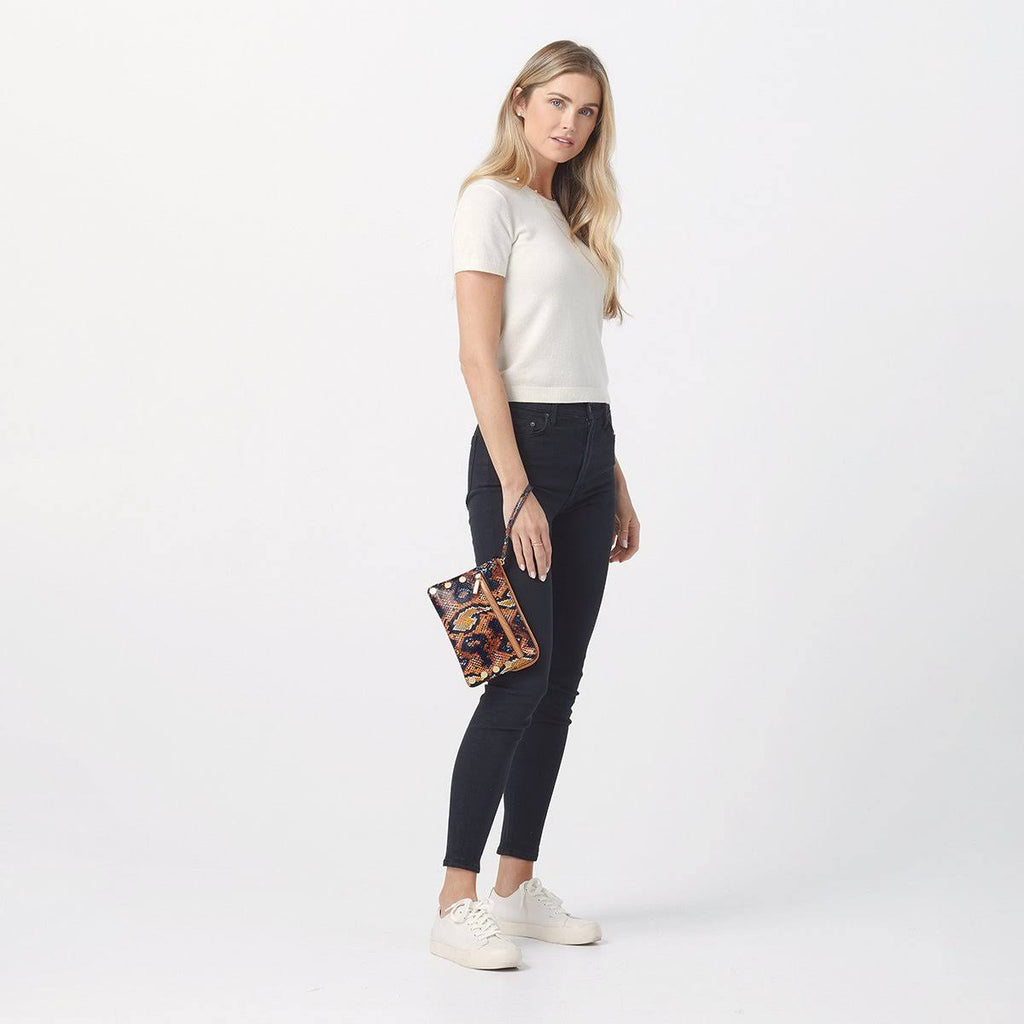 Brushed Gold Small Clutch D82409