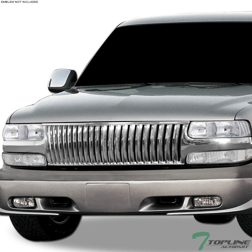 Chrome Vertical Front Grille for Chevy Silverado Tahoe Suburban F979
