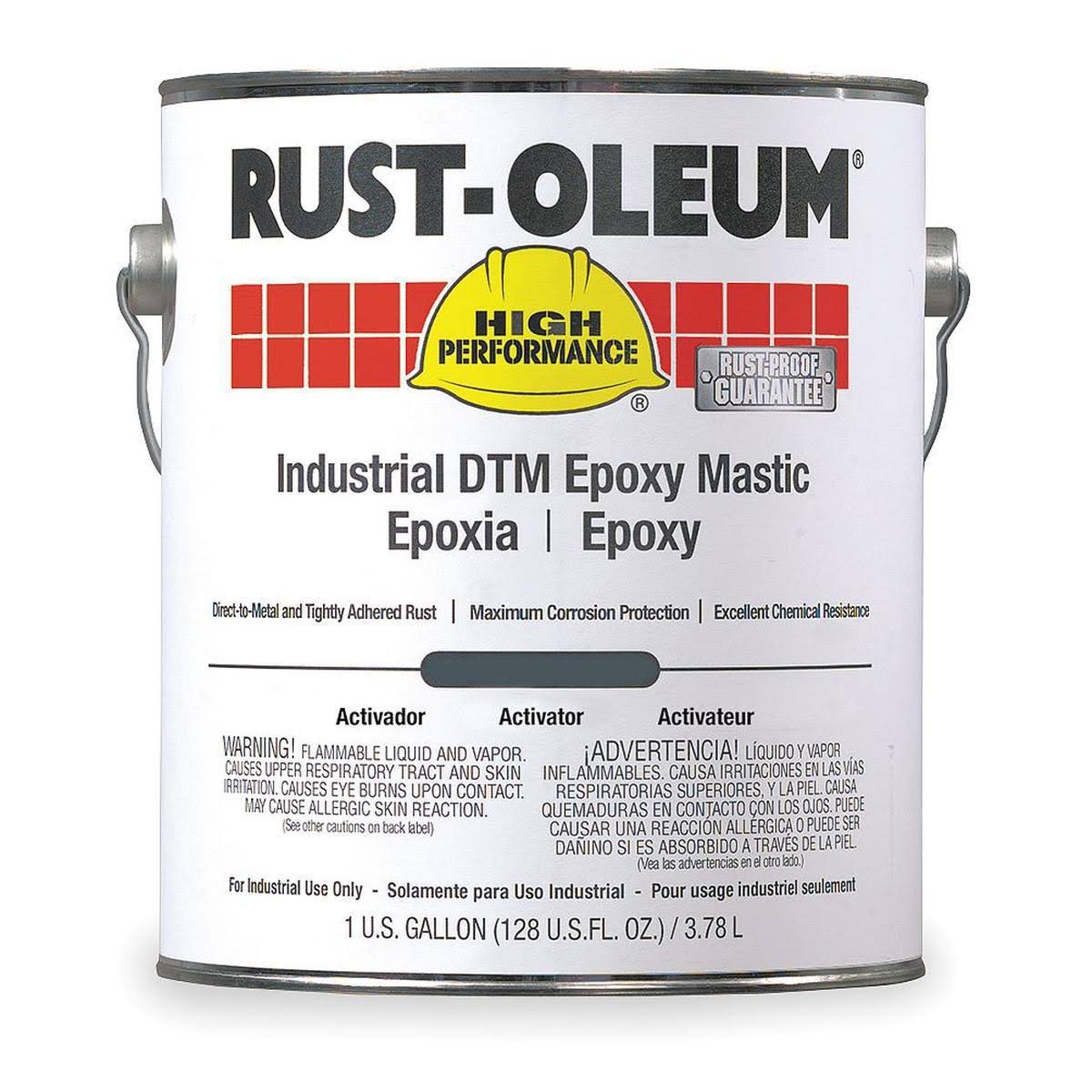 Safety Blue Epoxy Mastic Coating, 1 Gal U8031