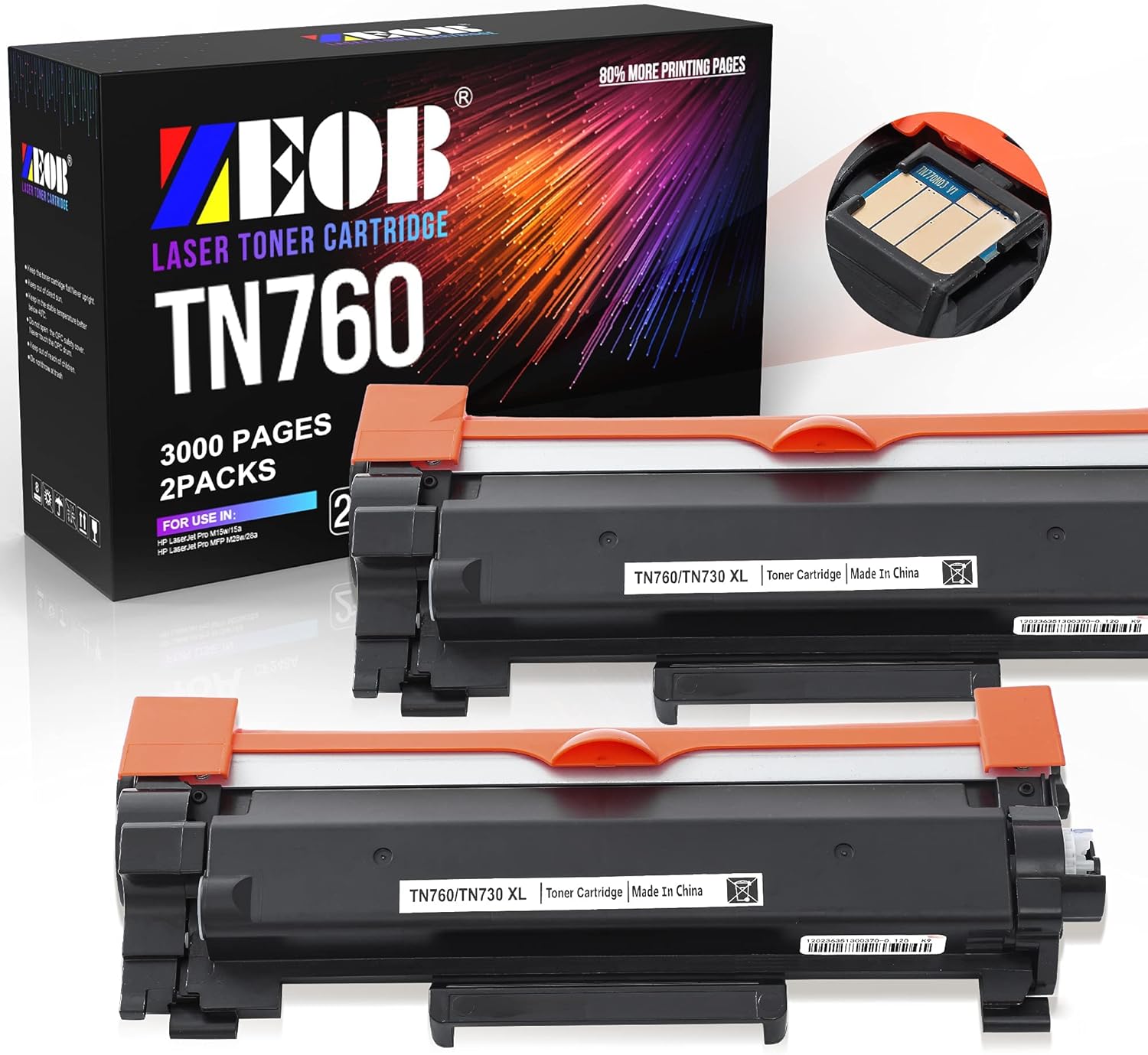 Black High Yield Toner Cartridge 4 Pack X193