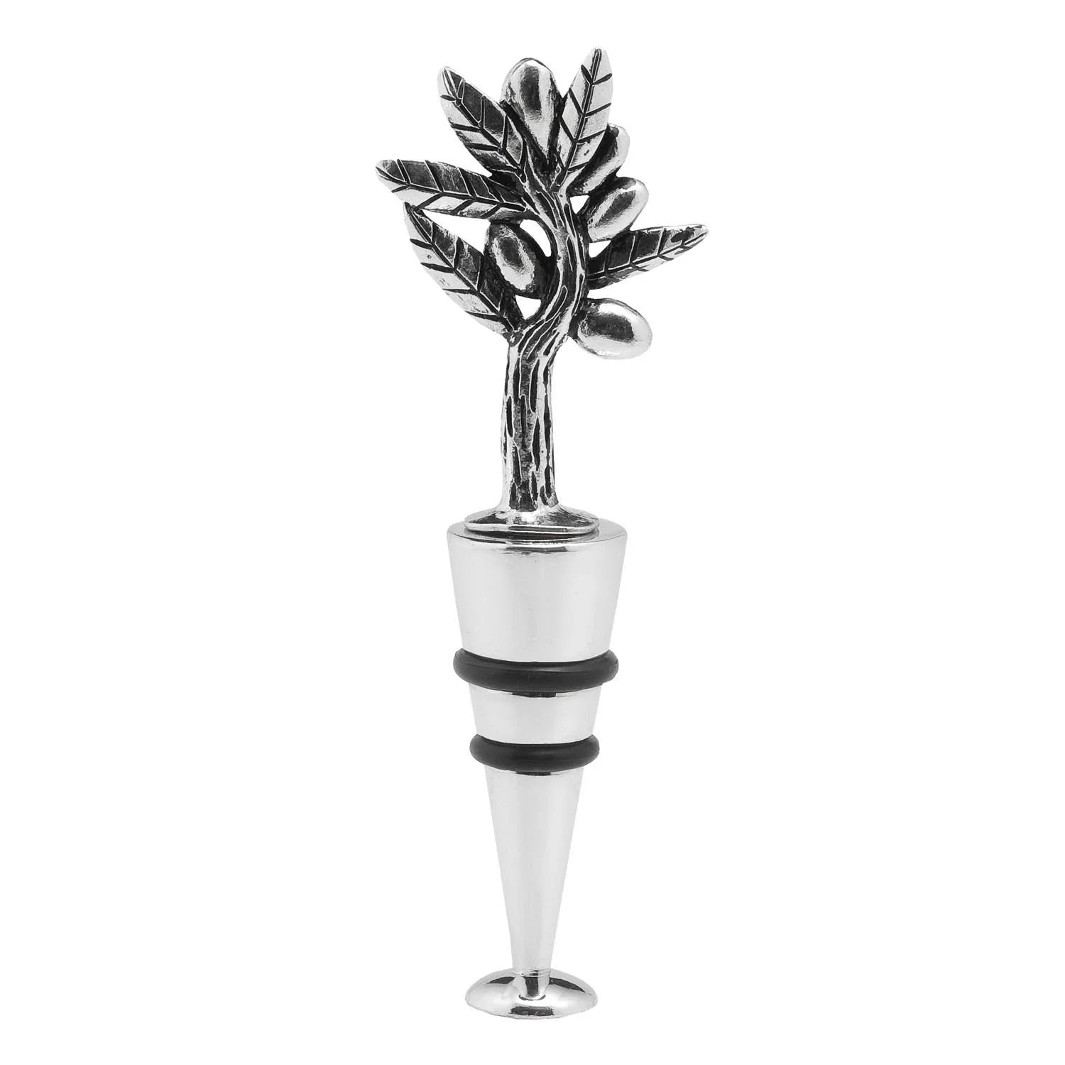 2-Piece Zinc Alloy Bottle Stopper and Wine Preserver Z914900