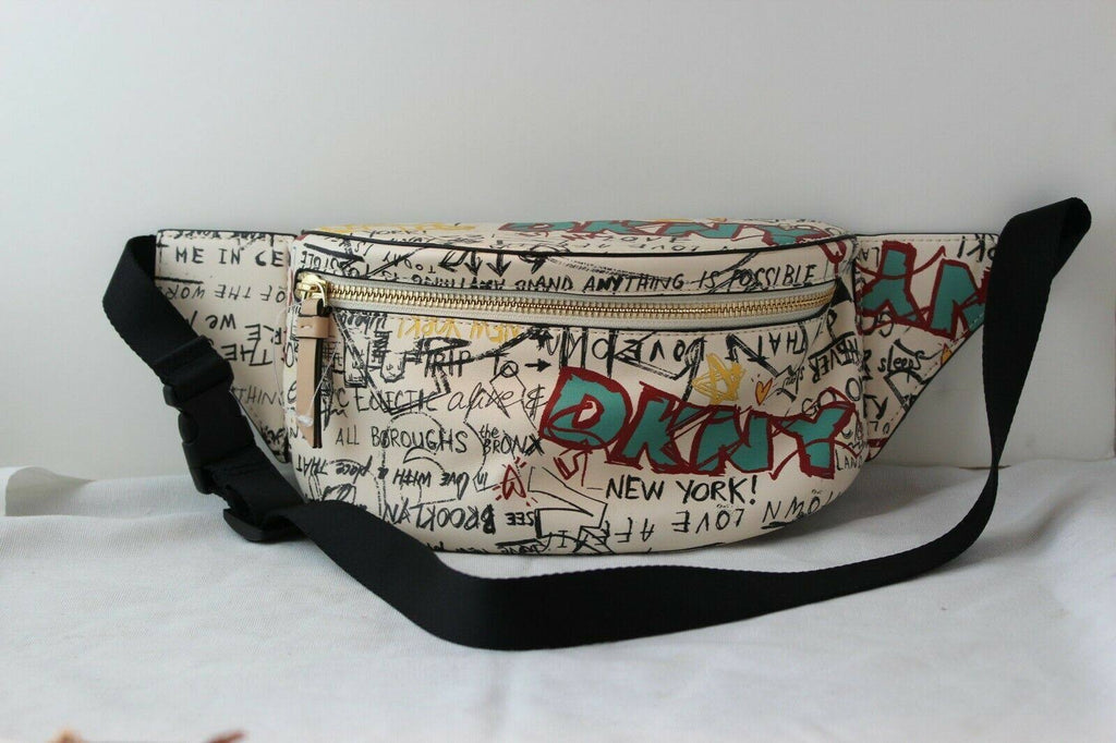 White Graffiti Belt Bag S7639