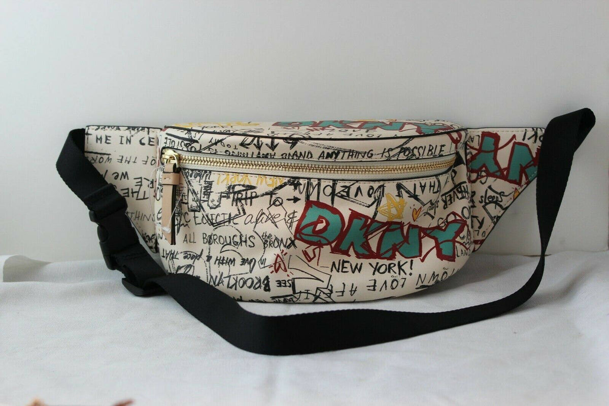 White Graffiti Belt Bag S7639