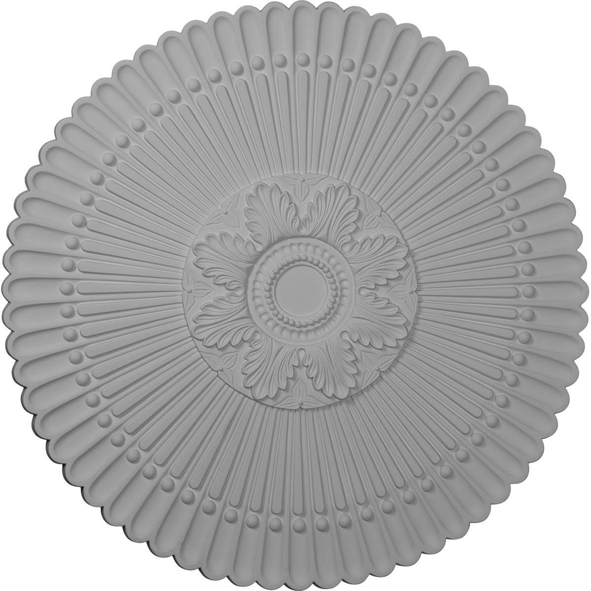 30x22OD x 1 1/4x22P Hand-Painted Ceiling Medallion K931929