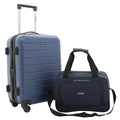 2-Piece Rolling Carry-On Set Navy Y9522