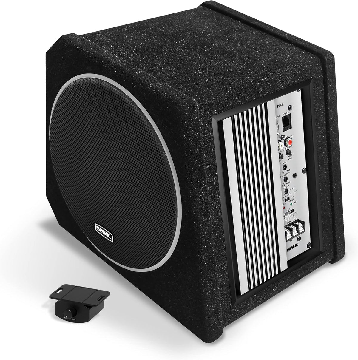 10 Inch Car Subwoofer and Amp Package with Built-in Amplifier and Passive Radiator T839