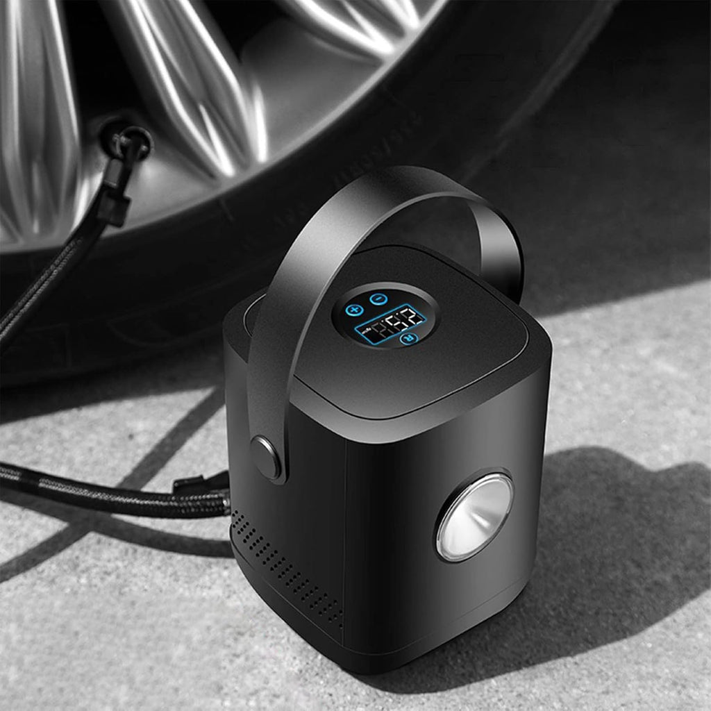 Cordless Tire Inflator Air Pump with LCD Screen, 6000mAh Battery, LED Light, Pack of 2 A247637