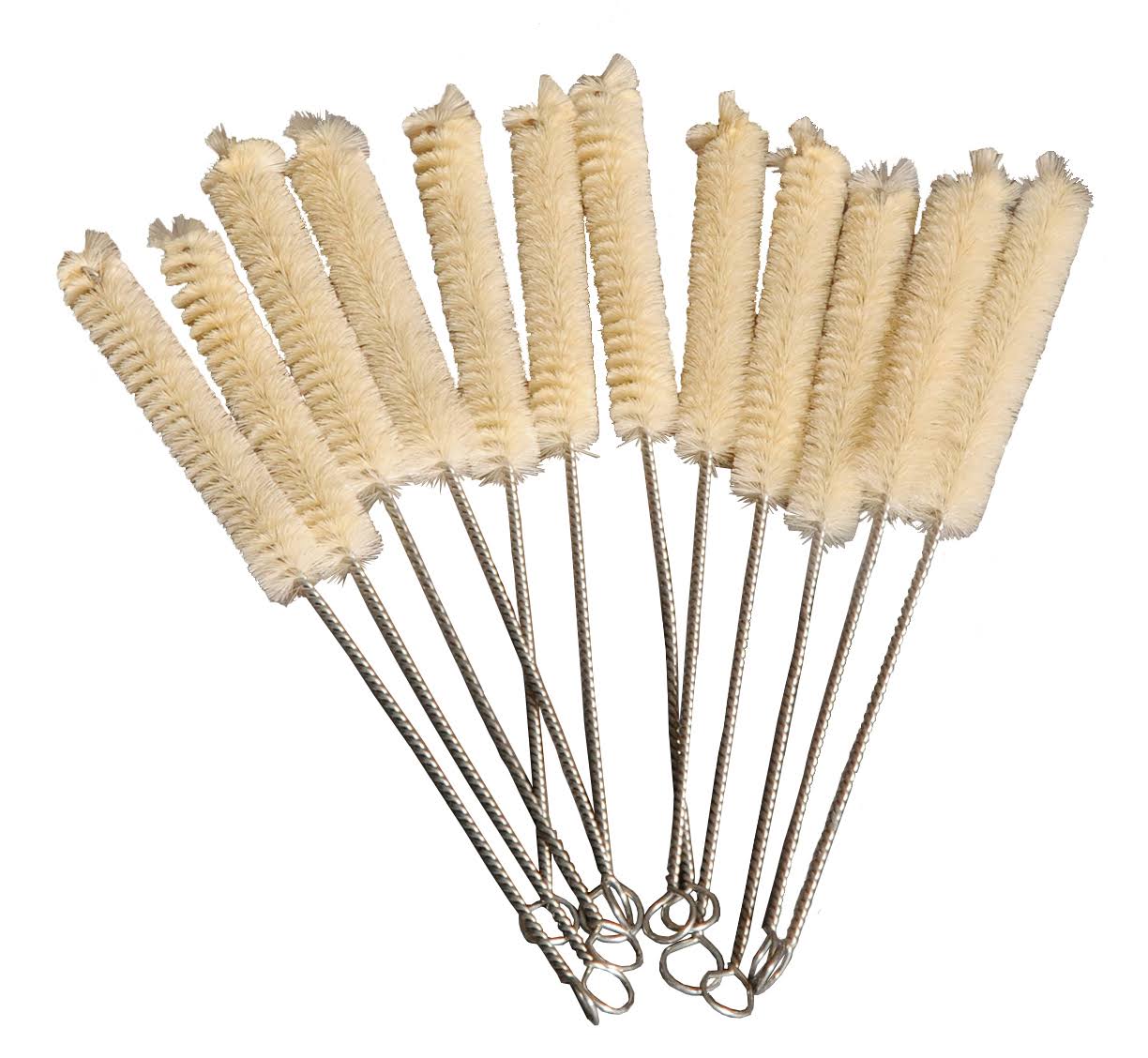 Test Tube Brush, 17mm D, 50mm L, 150mm L, Case of 120 T4228