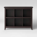 6 Bin Organizer Bookcase Espresso C55959