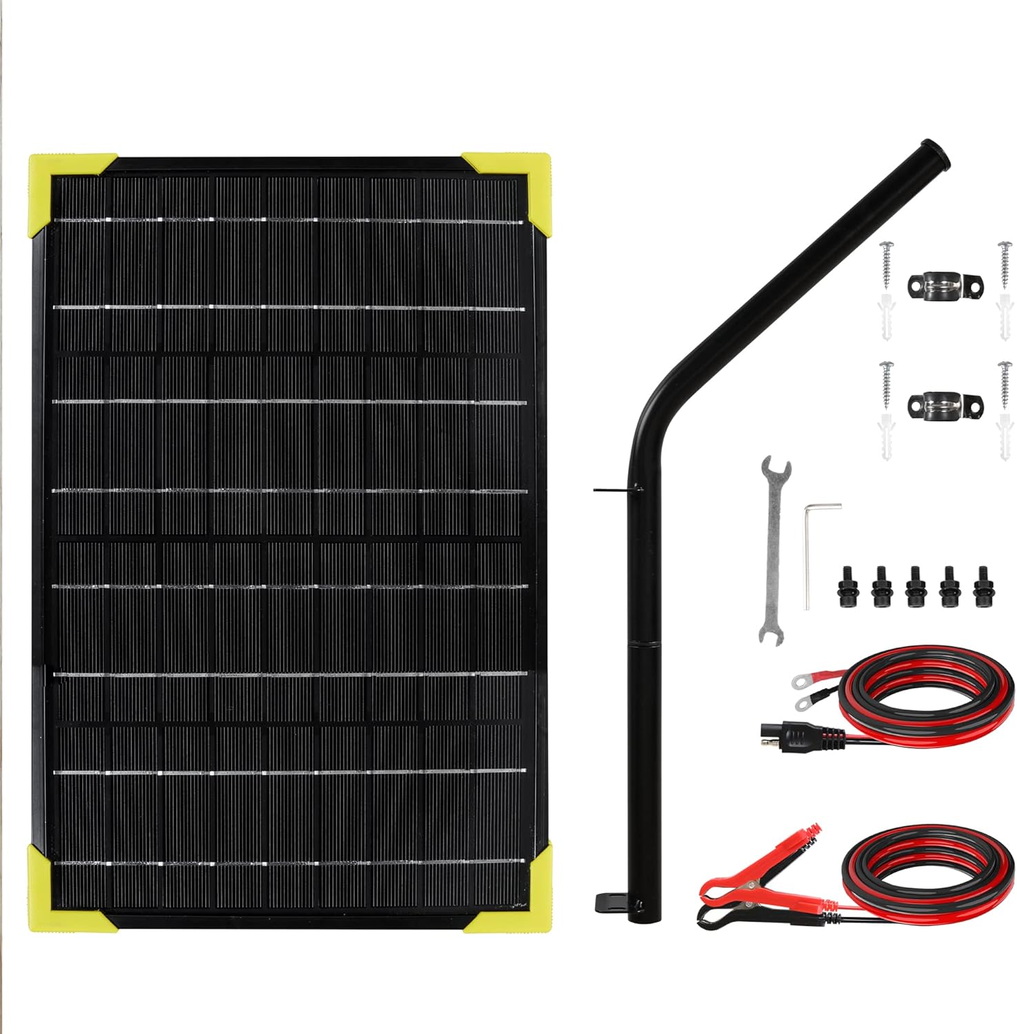 10 Watt 12V Waterproof Solar Battery Trickle Charger with Mount Bracket E7762
