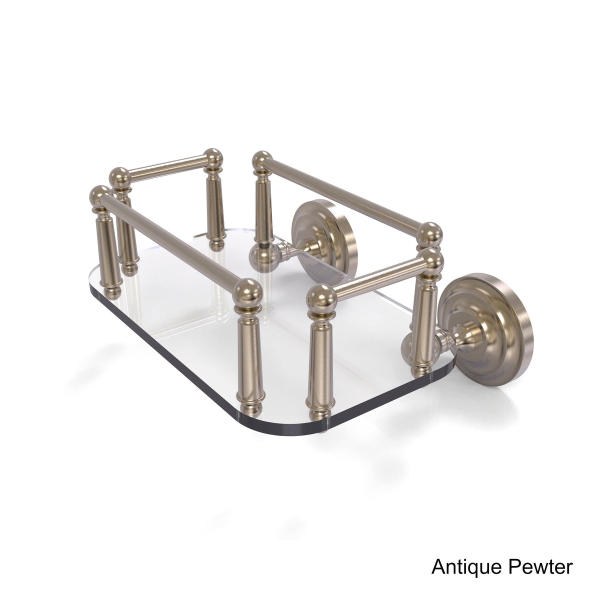 Wall Mounted Glass Guest Towel Tray T7938