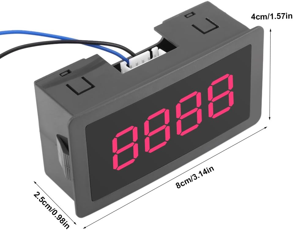 4 Digit 0-9999 Up/Down Plus/Minus LED Digital Counter Meter T7988