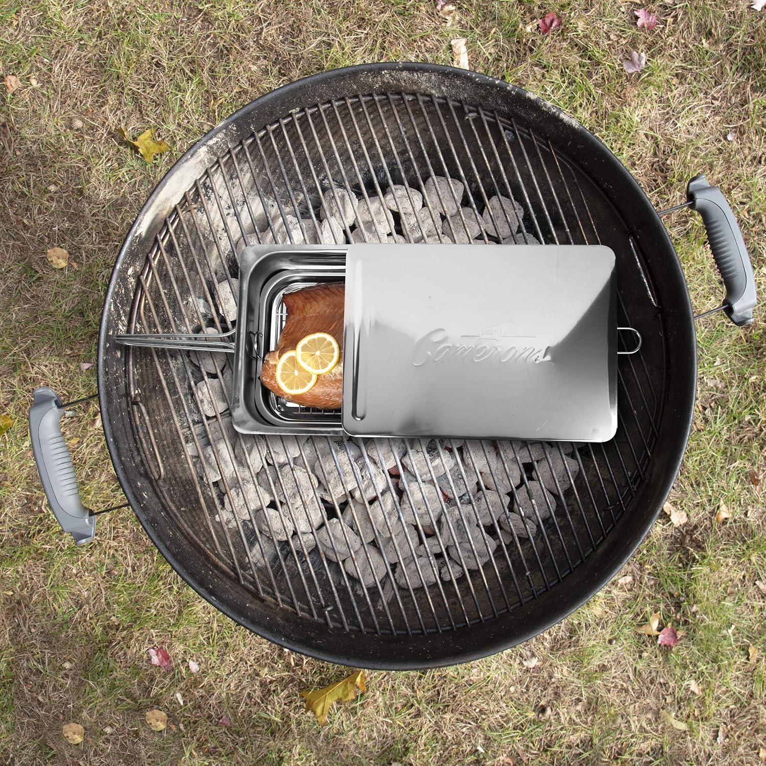 11 x 15 x 3.5 Stainless Steel Smoker S8645