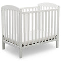 Bianca White Convertible Baby Crib with Mattress S59014