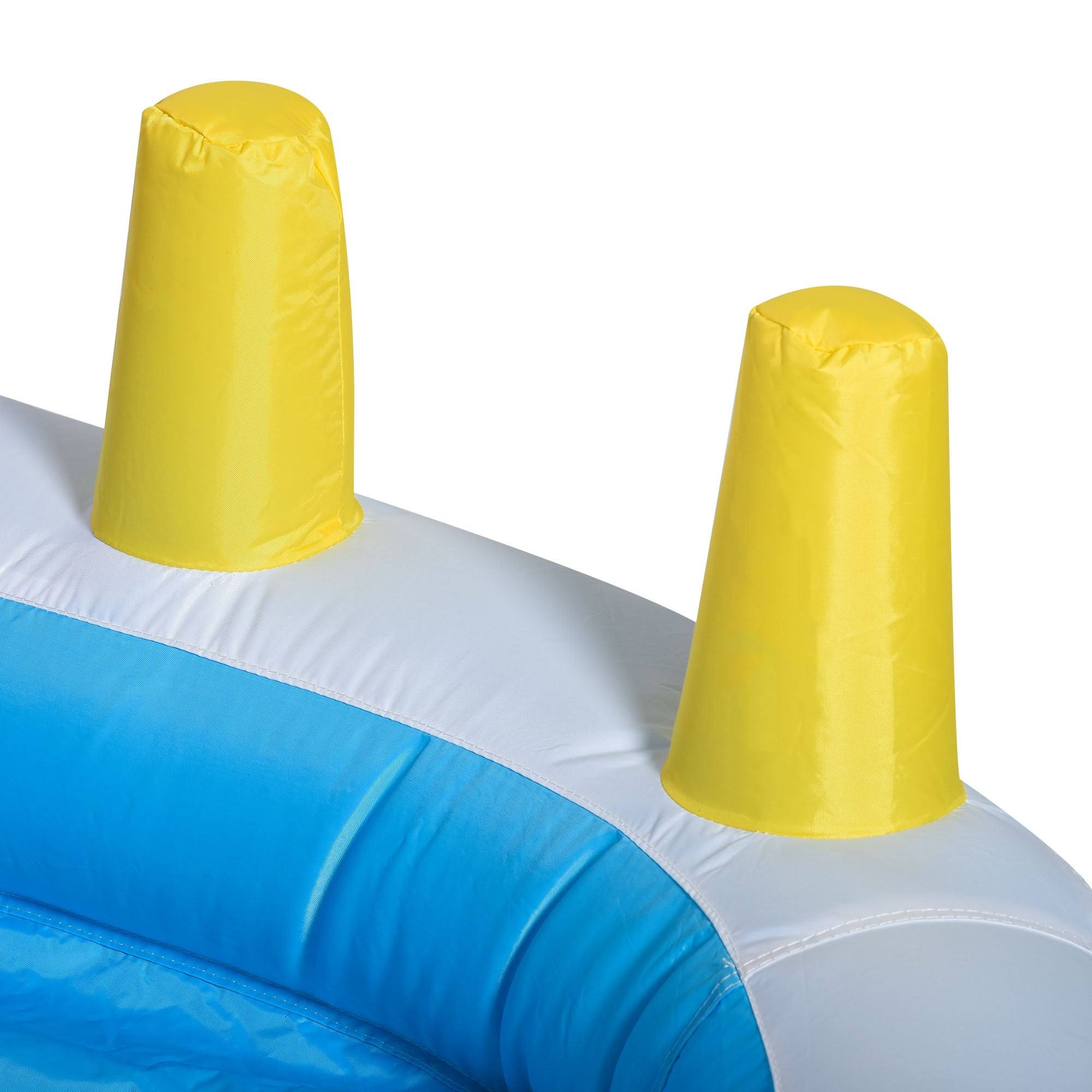2-in-1 Kids Inflatable Bounce House with Carry Bag X25367