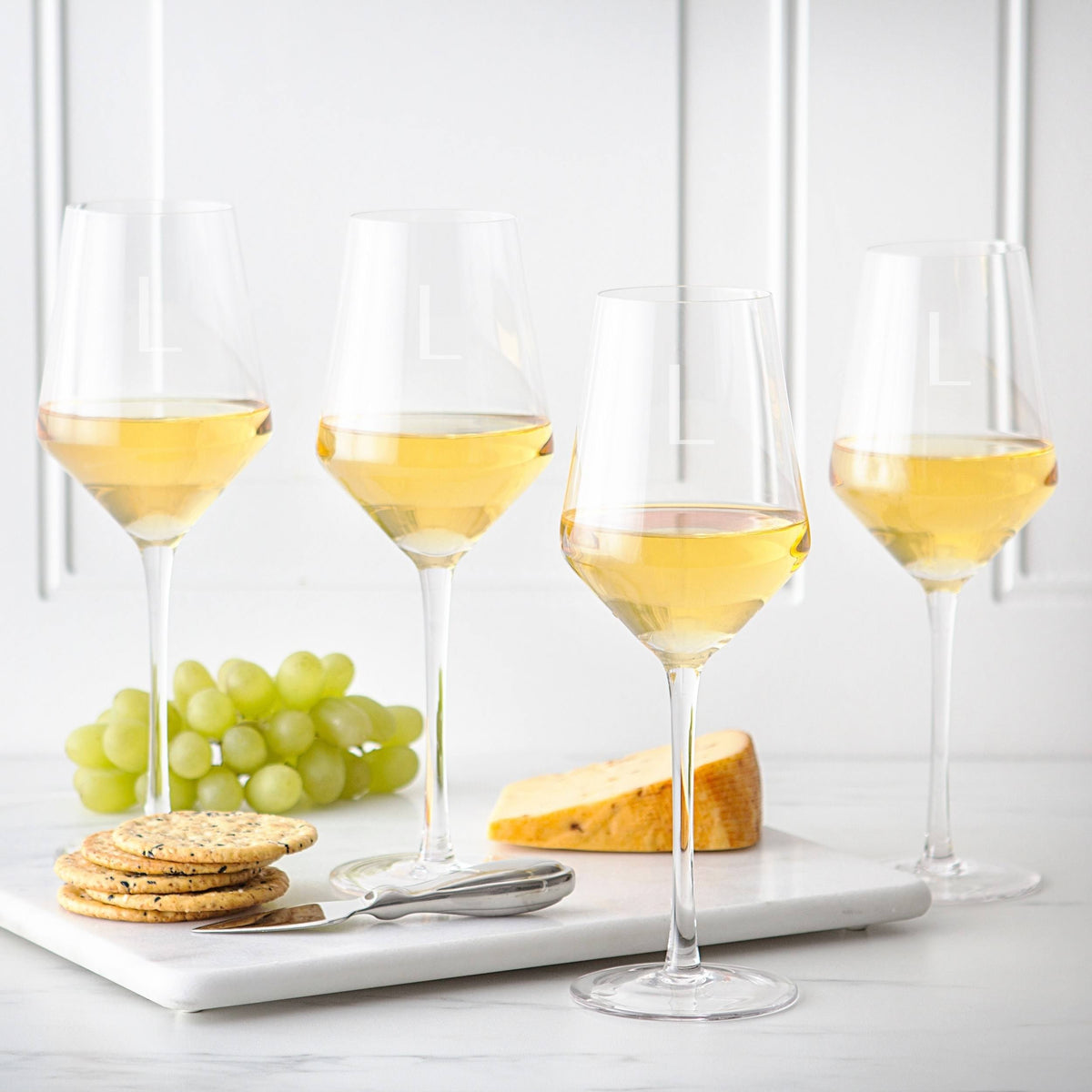 White Wine Estate Glass Set of 4 U497