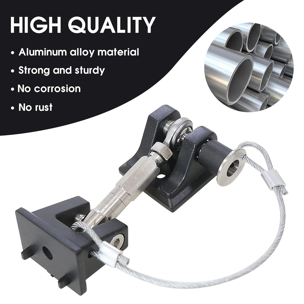 Aluminum Locking Hood Latch Kit for Jeep Wrangler JK H693
