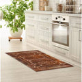 Orange Rectangle Kitchen Mat A6163