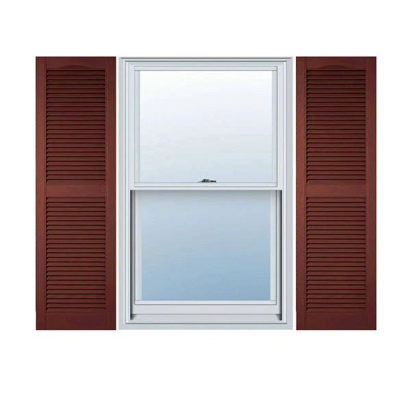 Open Louver Shutters with Shutter-Loks, Per Pair Z837