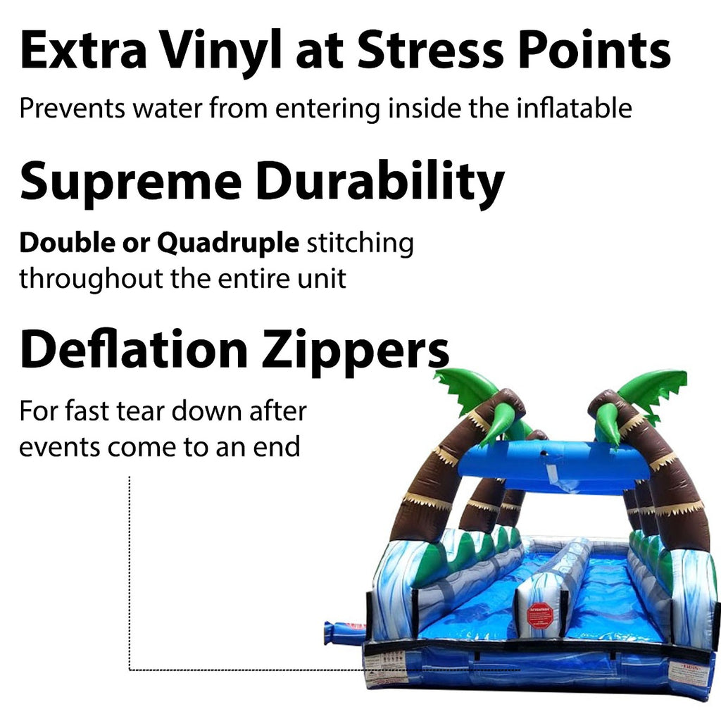 Commercial Inflatable Slip n Slide with Blower, 35' H128052