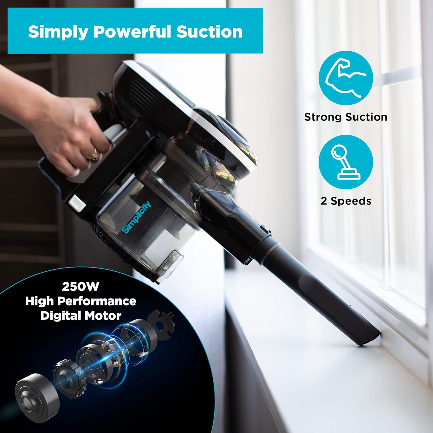 Lightweight Cordless Stick Vacuum Cleaner O214697