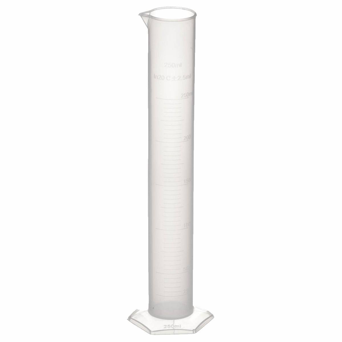 250Ml PP Graduated Cylinder, PK 12 N8375