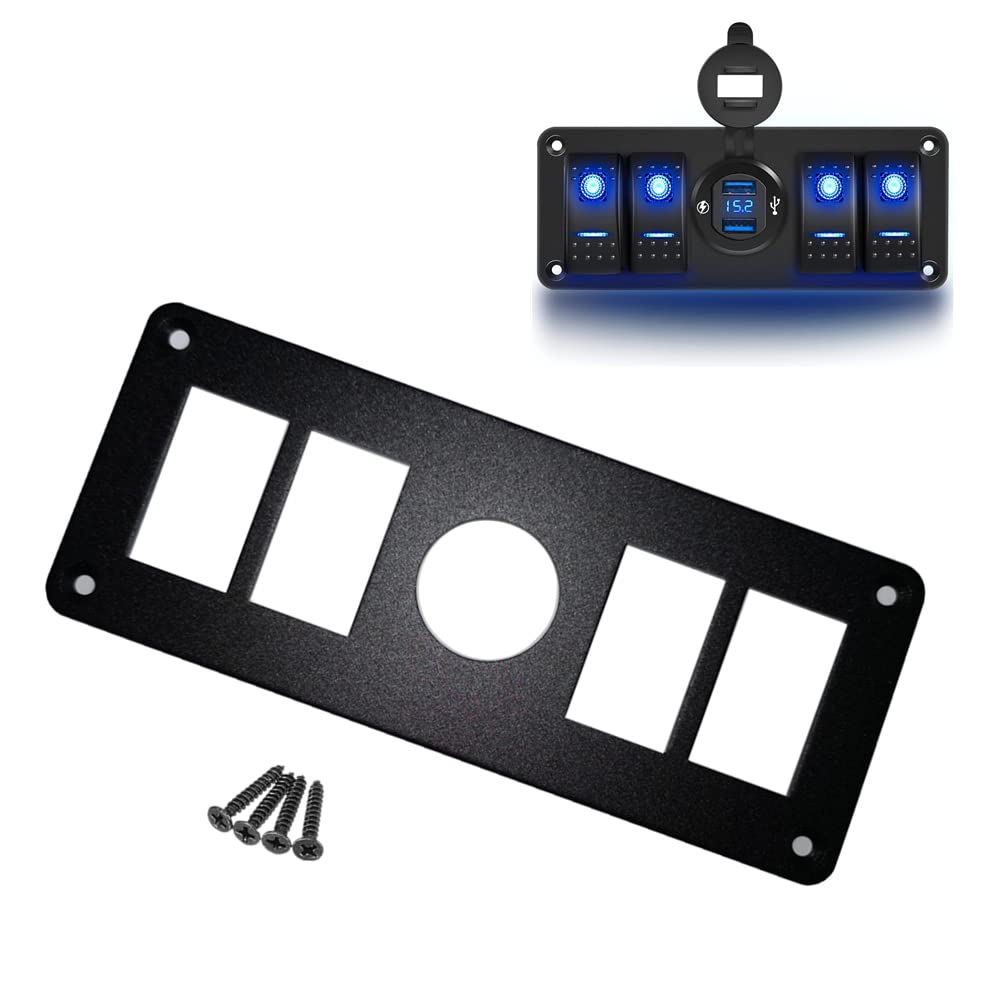 Rocker Switch Panel Housing Holder with Screws (6way) Pack of 2 E2885