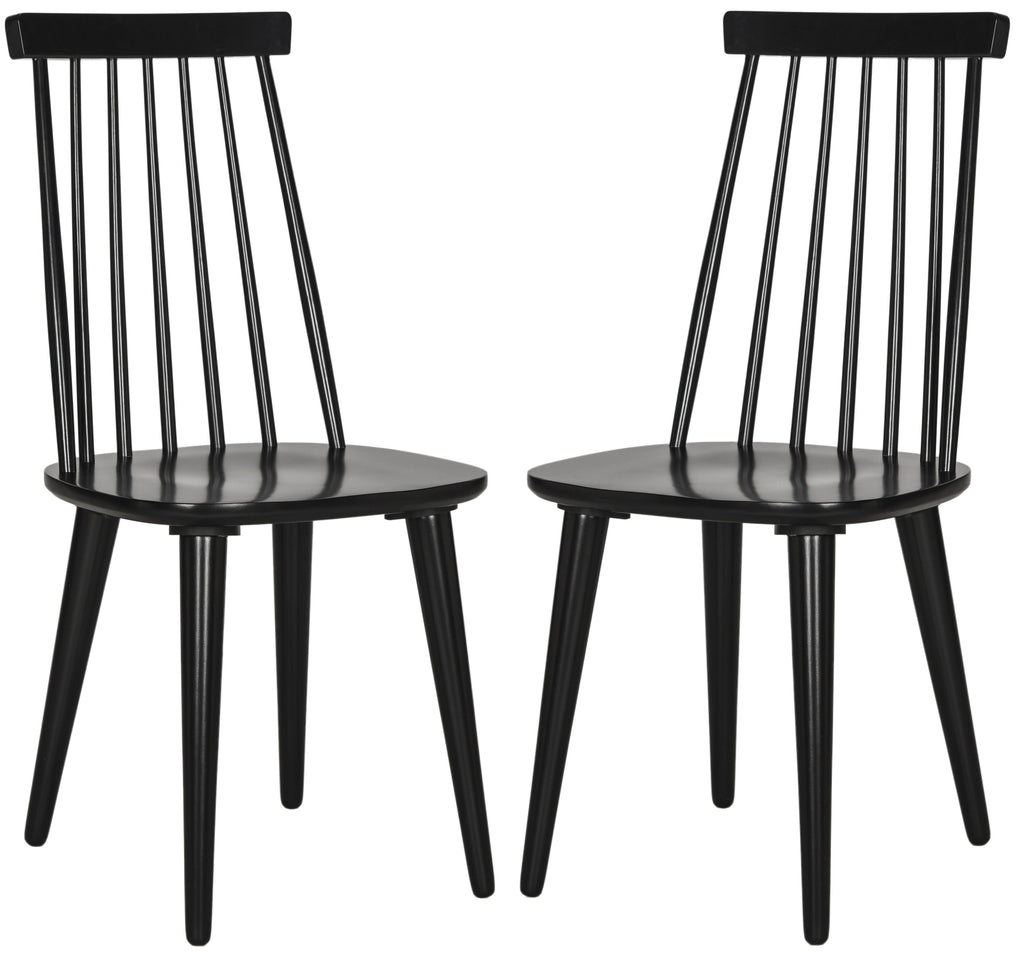 Natural Spindle Side Chair, Set of 2 Q895432