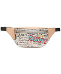 White Graffiti Belt Bag S7639
