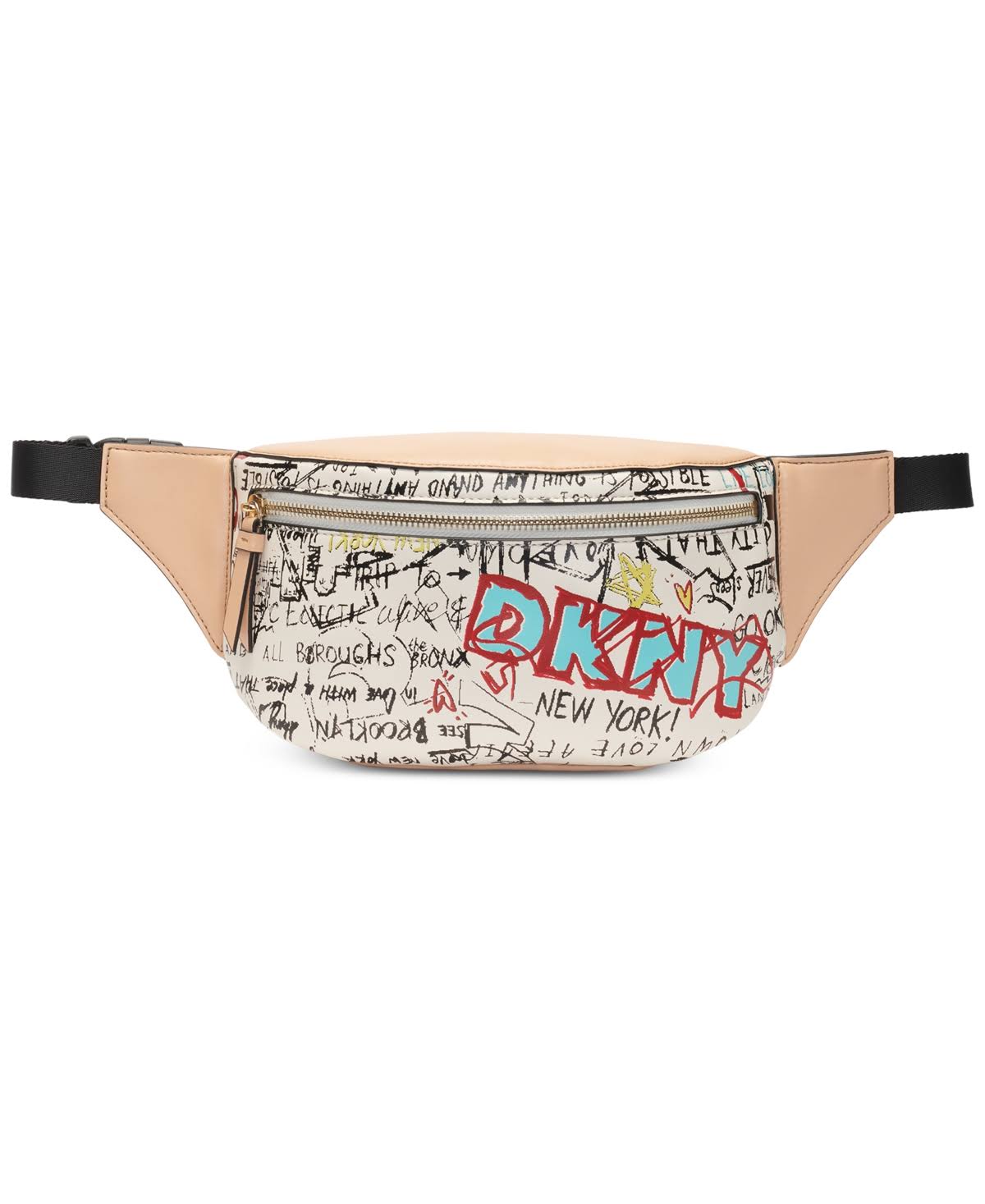 White Graffiti Belt Bag S7639