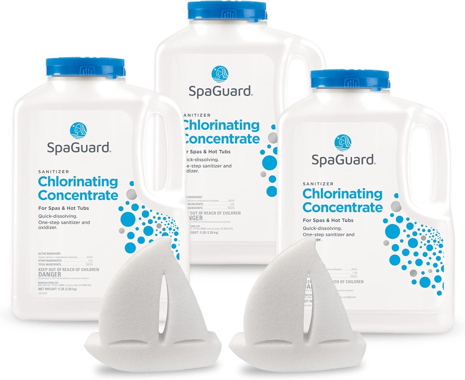 Chlorinating Concentrate 5lb Bundle Spa and Hot Tub Sanitizer and Oxidizer Chemicals 3 Units R651