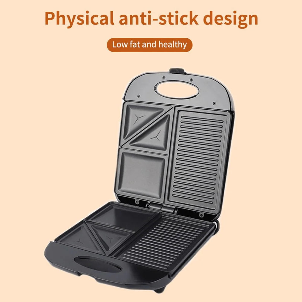 1400W Non-Stick Electric Grill Waffle Maker H21493