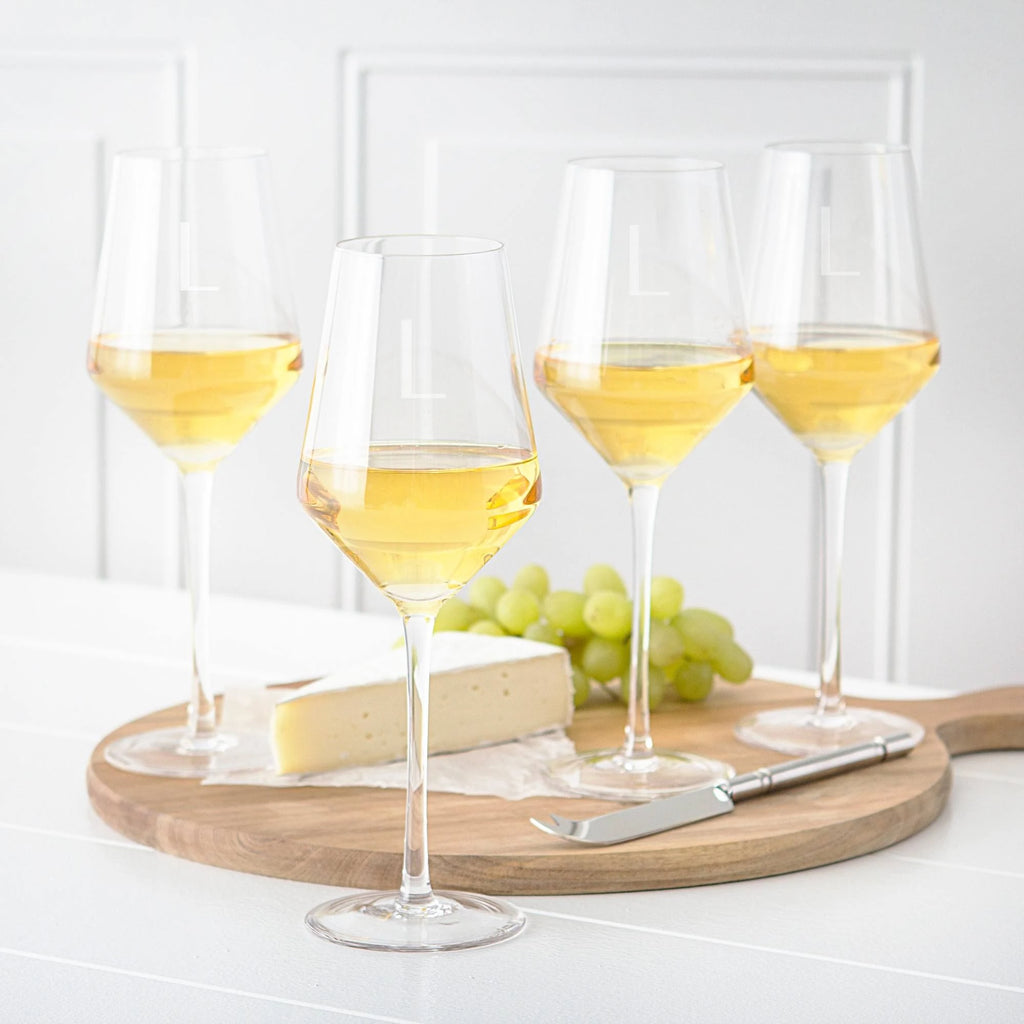 White Wine Estate Glass Set of 4 U497