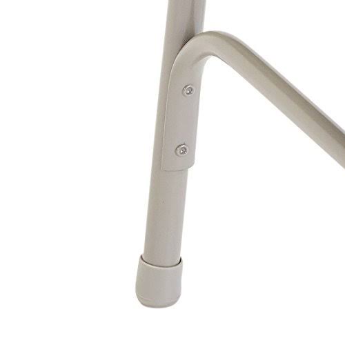 Steel Frame Upholstered Folding Chair with Triple Brace N424