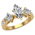 14K Gold Diamond Engagement Ring R701083