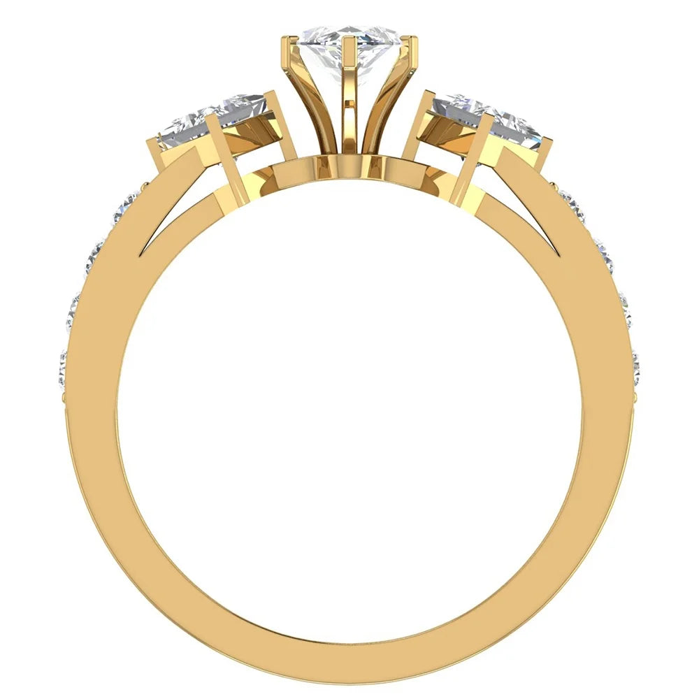 14K Gold Diamond Engagement Ring R701083