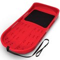 Red Snow Sled with Pull Strap and Padded Seat H599