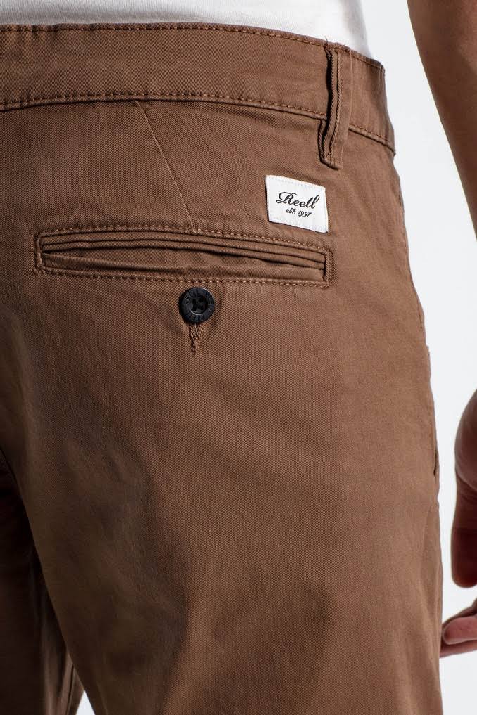 Brown Flex Tapered Chino P157