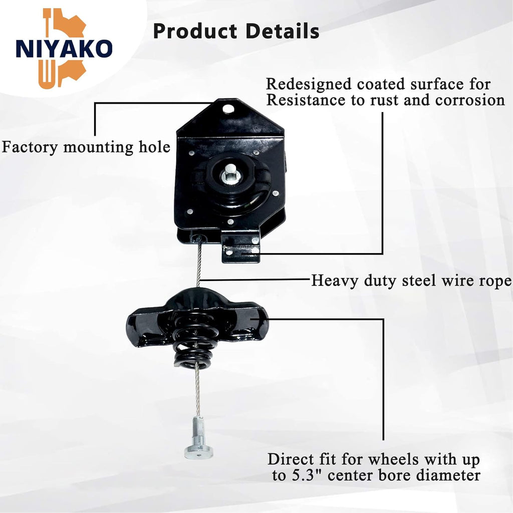 Spare Tire Hoist Winch Carrier Pack of 2 S6123