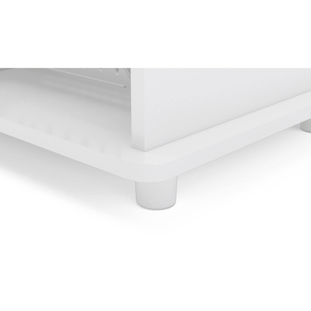 White Compact Kitchen Storage Cabinet B7799