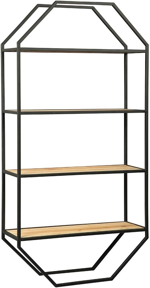 Antique Gray Natural Wall Shelf U669