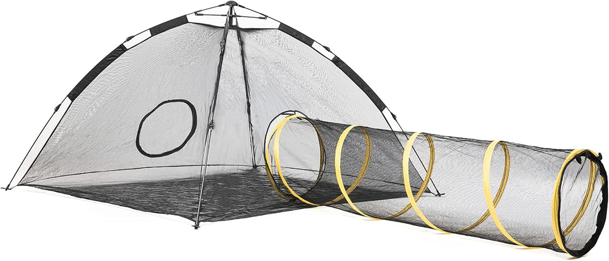 Large Automatic Collapsible Cat Tent and Tunnel Playhouse R40953