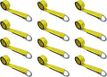 2 in x 10’ Blue 8-Pack O-Ring Trailer Tie Down Lasso Strap O233