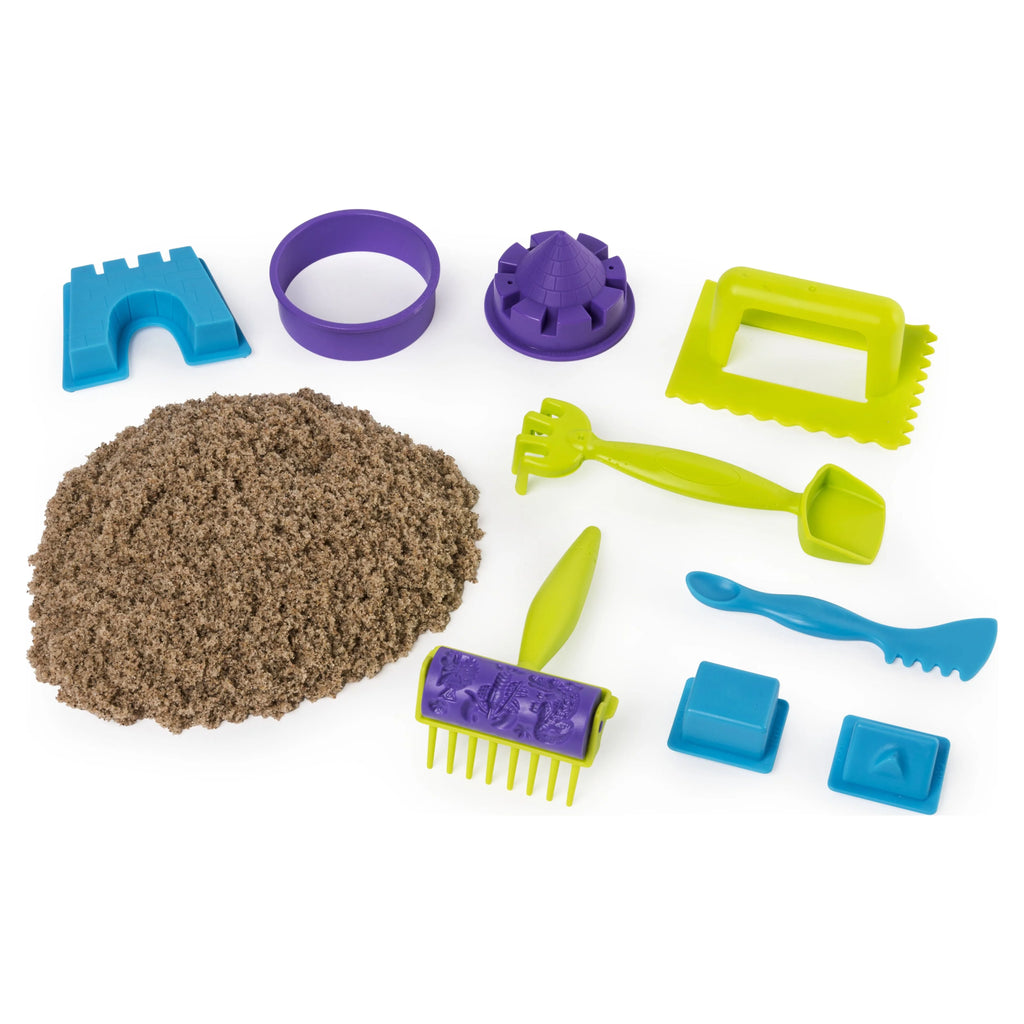12 oz. All-Natural Kinetic Beach Sand Playset with Castle Molds R371