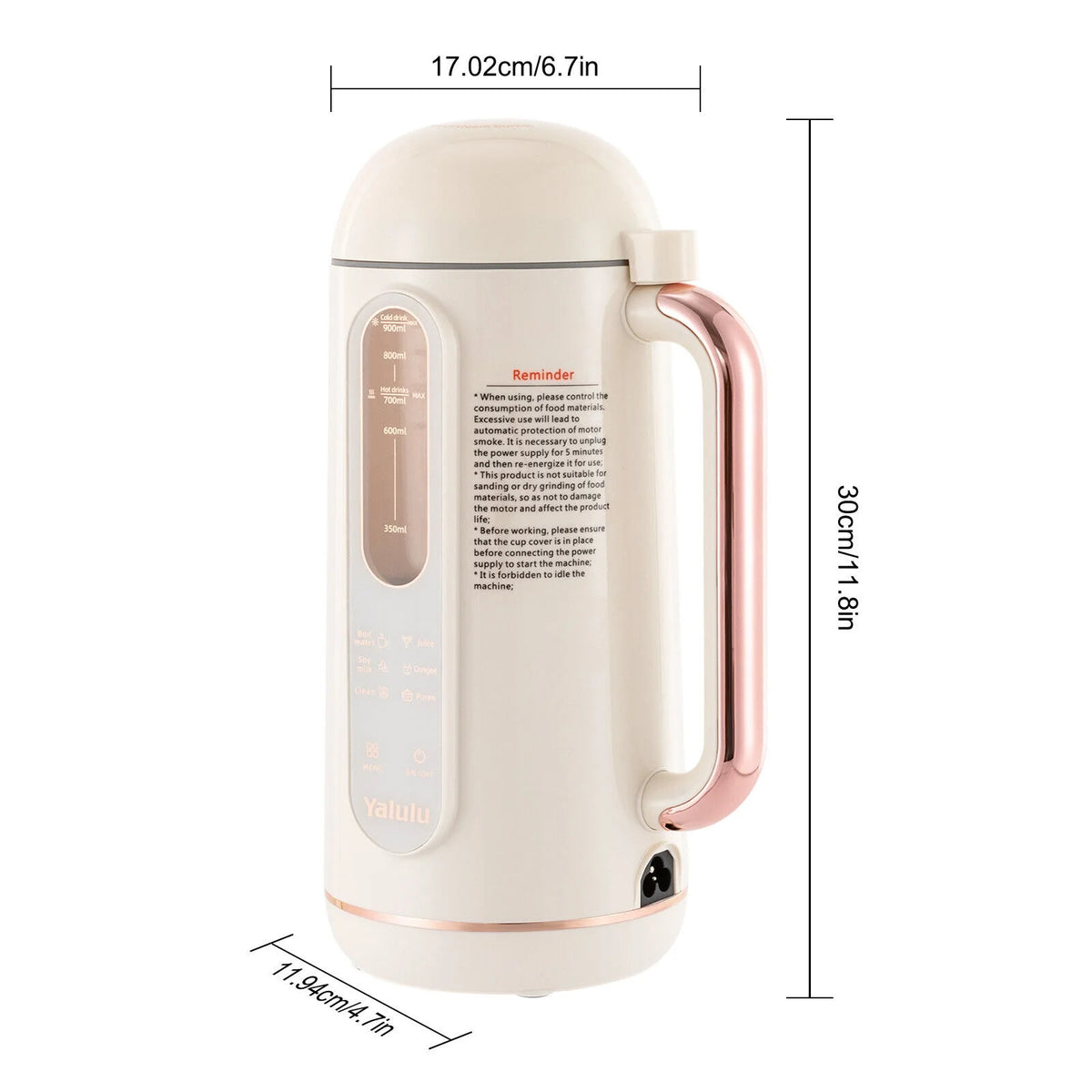 30 oz Soymilk Maker Juicer 6-in-1 Machine R131