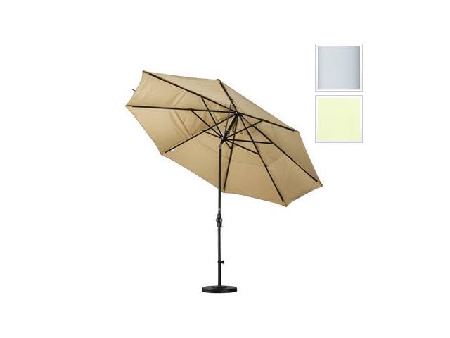 11 ft. Aluminum Double Vent Tilt Market Umbrella I8500