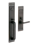 Distressed Oil Rubbed Bronze Mortise Handle Set Trim G988