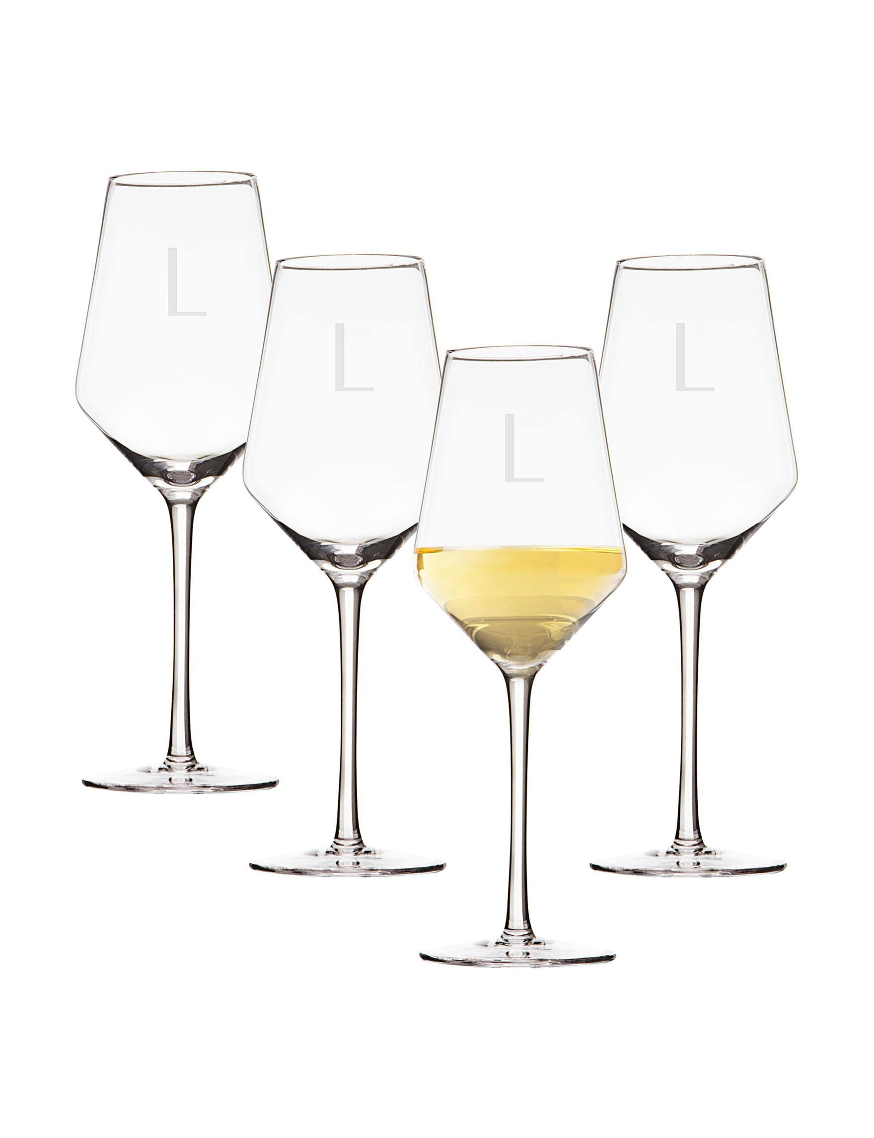 White Wine Estate Glass Set of 4 U497