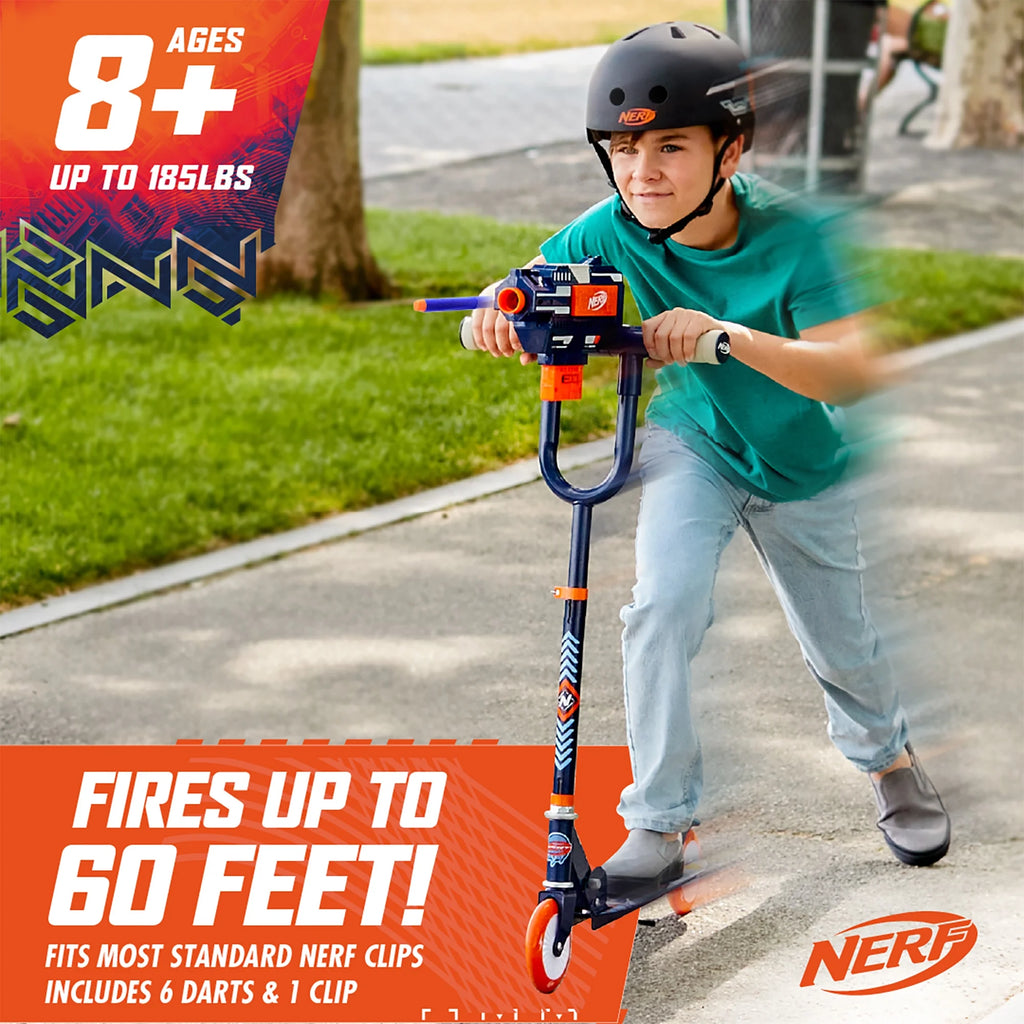 Nerf Blaster Scooter 2.0, 2 Wheels, Ages 8+ T39037