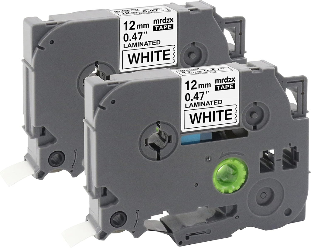 Compatible Label Tape Replacement for Brother TZe-231, 0.47" x 26.2', Black on White, 20 Pack C6520